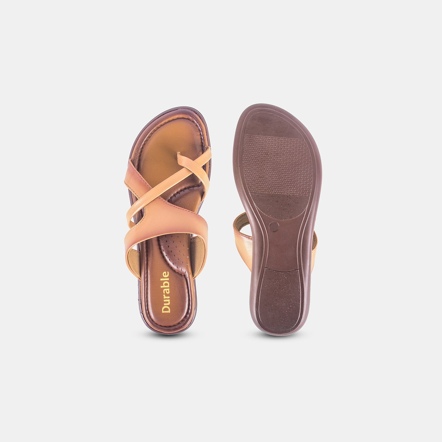 Durable Chrome Elara Premium Women’s Leather Chappals