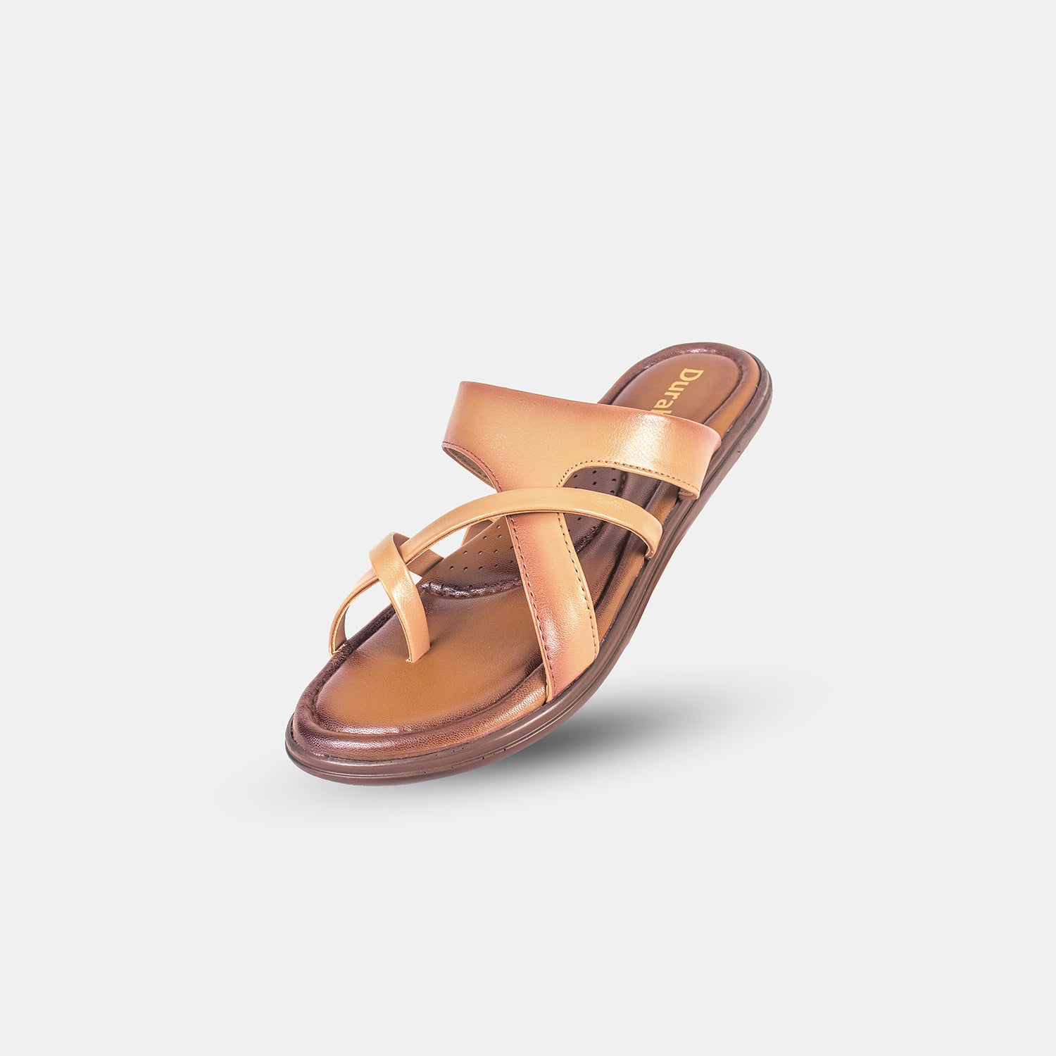 Durable Chrome Elara Premium Women’s Leather Chappals