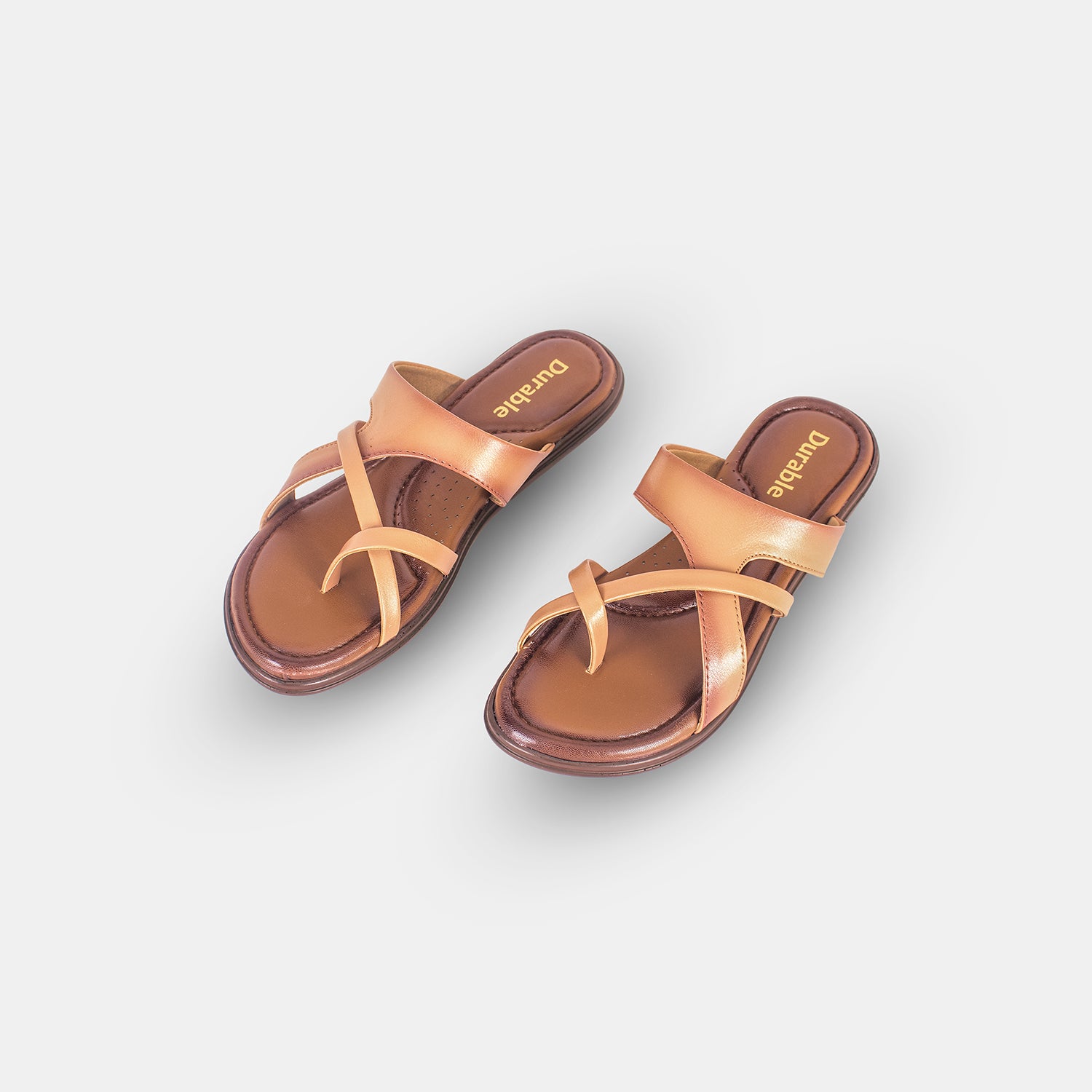 Durable Chrome Elara Premium Women’s Leather Chappals