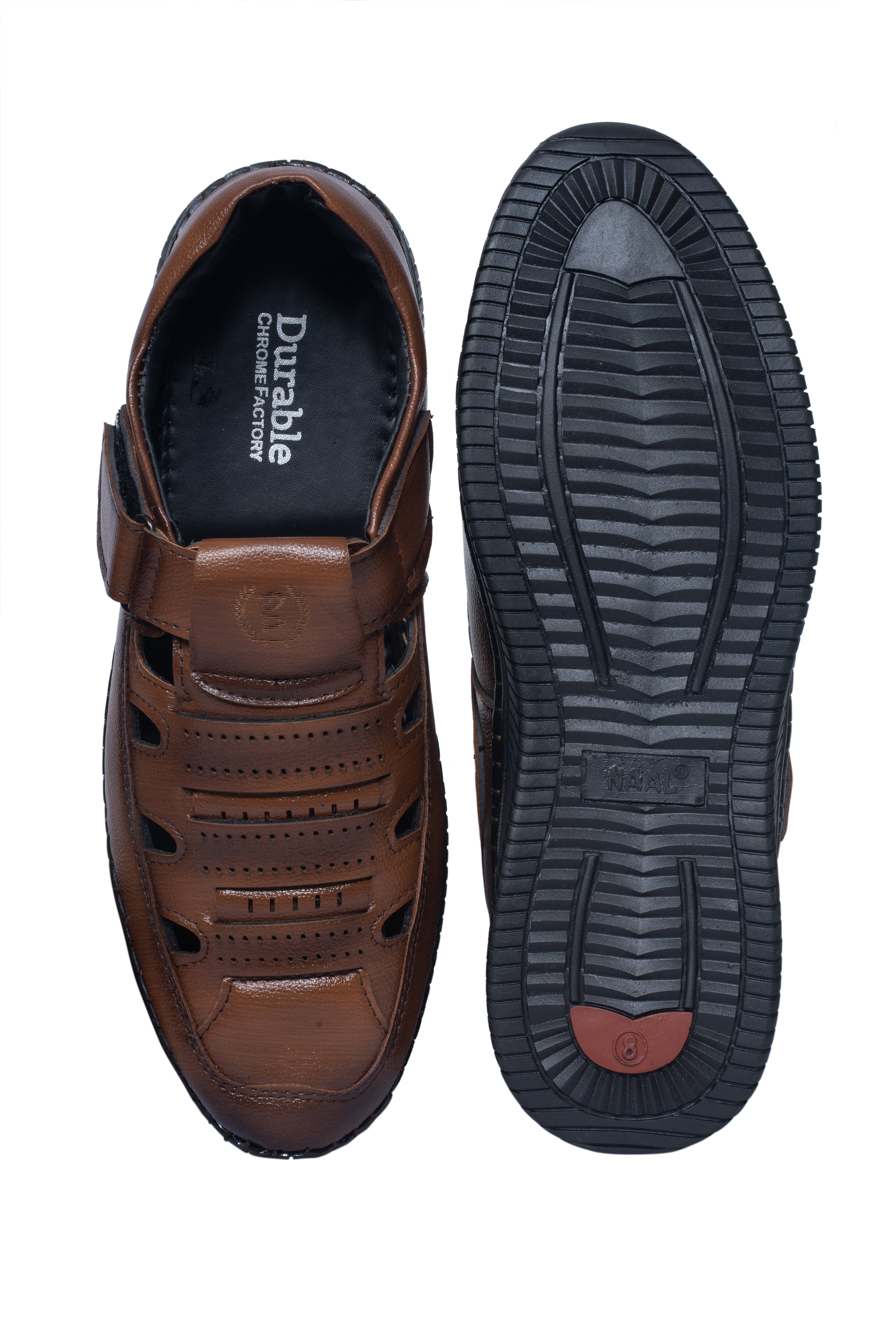 Durable Chrome Step Ease Smooth Steps Sandals for Men