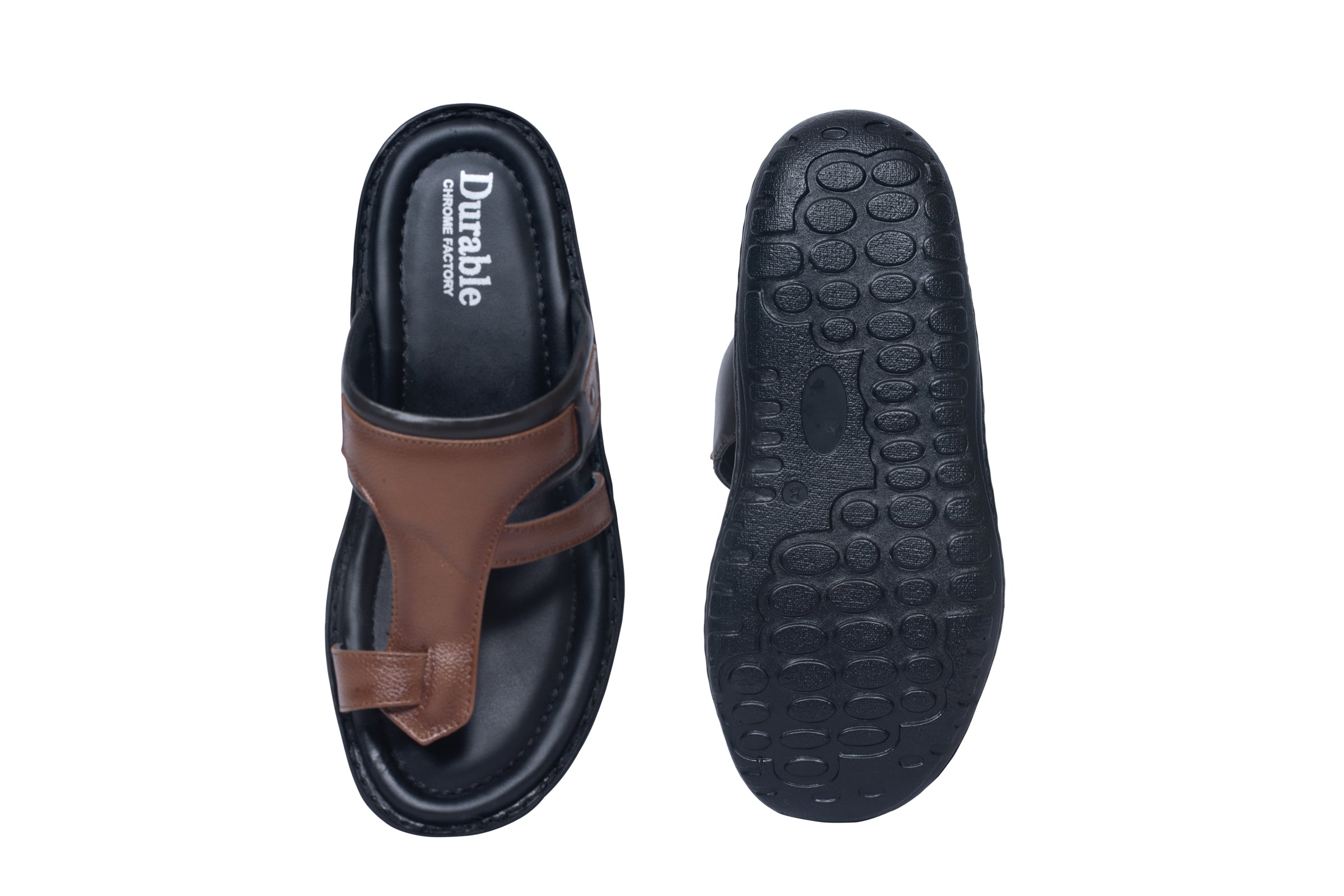 Durable Chrome Comfo Steps Chappals for Men